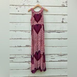 Free People Maxi high neckline sleeveless dress size 6